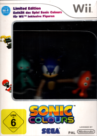 Sonic Colours PAL Wii PAL box art